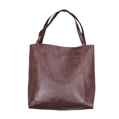 SWZEC Wolffashion Wolff - Damen Lederschultertasche (New Beige) von SWZEC