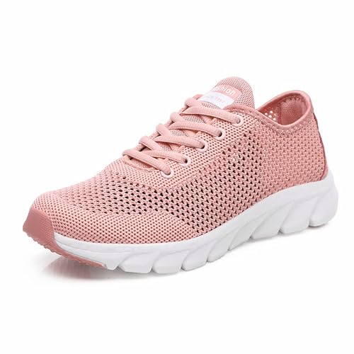 SWZEC orthoback ORTHOSHOES Kivo atmungsaktiver & Leichter Schmerzlinderungs-Sneaker (Pink,36) von SWZEC