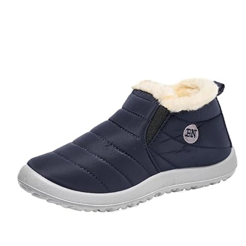 SWZEC zehenheld podojoy Unisex-komfortstiefel für Herbst und Winter (Blau,46) von SWZEC