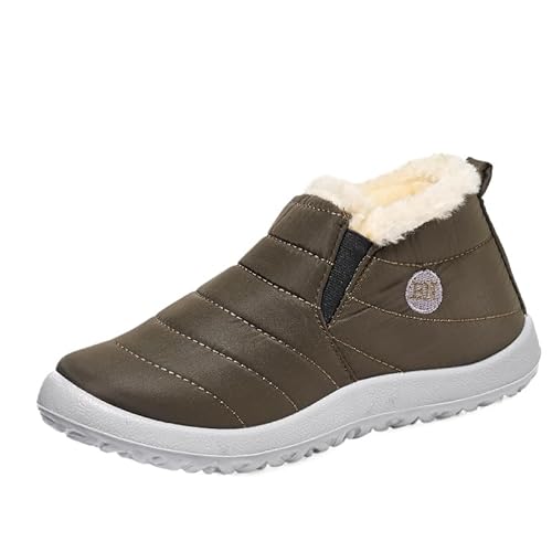 SWZEC zehenheld podojoy Unisex-komfortstiefel für Herbst und Winter (Grün,38) von SWZEC
