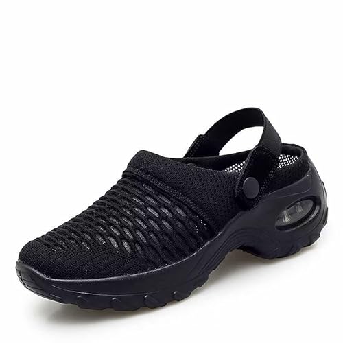 Sabots Gartenschuhe Damen Clogs mit Absatz Sommer von SWZEC