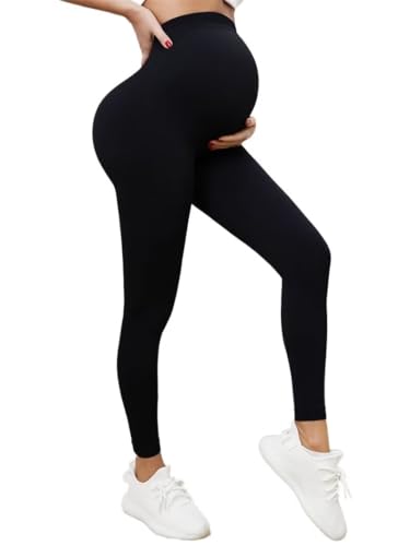 Sivella™ Schwangerschafts-Leggings,Für Jede Schwangerschaftswoche Wächst mit deinem Bauch Entlastet deinen Rücken Shapet Beine und Po Damen von SWZEC