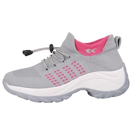 orthofit Schuhe,artevive Frauenschuhe für ganztägigen Komfort,orthopädische Schuhe Damen,OrthoX Bergxperten Schuhe (Pink,35) von SWZEC