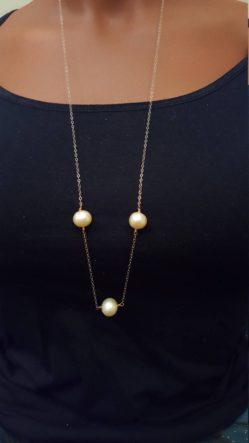 Rosa Süßwasser Perlenkette von SWearJewelry