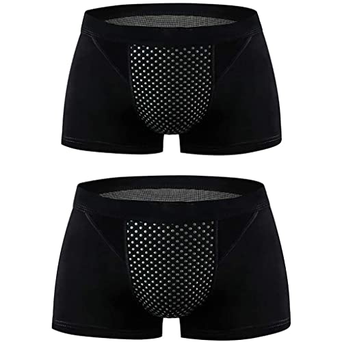 SXLLZSLC 2er-Packs Herren Physiologische Unterwäsche, Erweiterung Boxer-Shorts Turmalin Prostata Magnetfeldtherapie Atmungsaktiv Innenhose L-5XL SXLLZSLC 2er-Packs Herren Physiologische Unterwäsche, Erweiterung Boxer-Shorts Turmalin Prostata Magnetfeldtherapie Atmungsaktiv Innenhose L-5XL von SXLLZSLC
