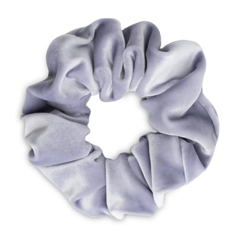 SXQLYH Haargummi Scrunchie Samt Velvet Elastics, Große Haargummi Dickes Weiches Bequemes Samthaargummi, Scrunchies Zopfgummi Pferdeschwanz Halter Hair Bobbles für Damen Dickes Langes Haar (Lila) von SXQLYH