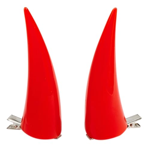 Anime Haarspange Power Halloween Horn Flat Clip Halloween Haarnadel Power Elegante Haarspange für Cosplay von SXRQ