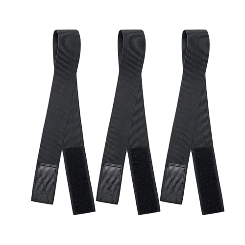 Elastische Perückenbänder, verstellbar, verstellbare Kanten, Verlegeband für sichere Perücke, Haarkamm, bequemes Haar-Accessoire, 3 Stück von SXRQ