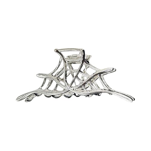 Elegante Haarklammer aus Legierung mit Spinnennetzen, starker Halt, für den täglichen Gebrauch für sicheres Styling und besondere Anlässe von SXRQ