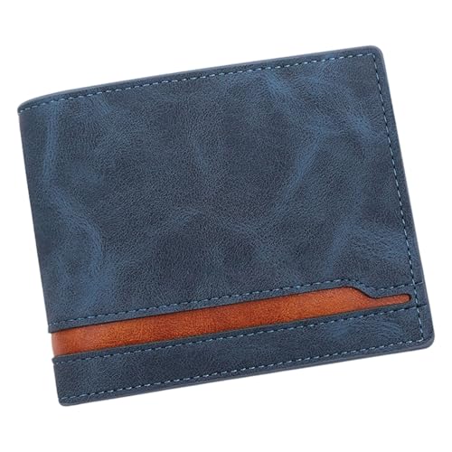 Elegante kurze Herrengeldbörse mit Textur und mehreren Kartenfächern für einfache Organisation und Tragbarkeit, modische Geldbörse von SXRQ