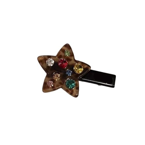 Glitzernde Stern-Haarspangen für Damen, rutschfeste Haarnadeln für empfindliche Kopfhaut, den täglichen Gebrauch und Partys, glitzerndes Zubehör von SXRQ