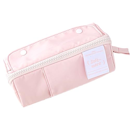 Mehrzweck-Federmäppchen, großes Fassungsvermögen, ausziehbare Tasche, Canvas-Tasche, Make-up-Aufbewahrungstasche für Mädchen und Frauen, tragbares Schreiben, Reverie von SXRQ