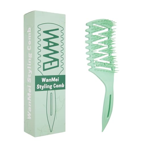 Modischer Uni-Haarkamm zum Definieren von Locken, natürliche Locken, Styler, zartes Haarstyling, Heimgebrauch, Haarbürste für Frauen von SXRQ