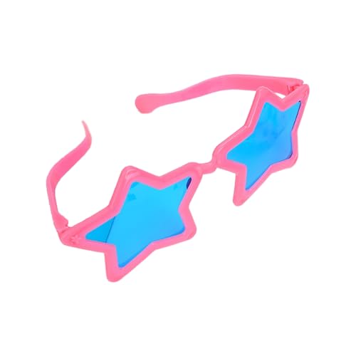 Punk Star Frame Vintage Mädchen Einzigartiger Rahmen Linse Brille Erwachsene Hochzeit Neujahr Party Für Braut Mode, B von SXRQ