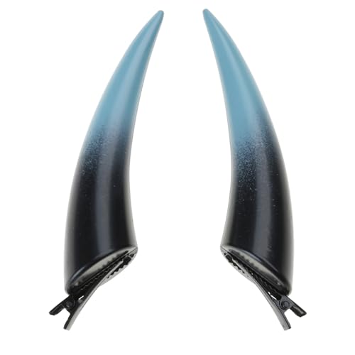 Teufelshorn Ohrclip Halloween Cosplay Haarspange Haarnadel Cosplay Requisiten für Party Kostüm Frauen Kopfbedeckung Zubehör Haar von SXRQ