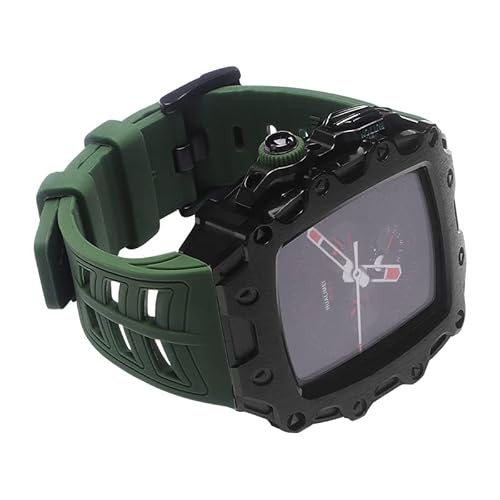 Gummi -Uhr -Gurt -Metallkoffer -Modifikation Kit , für Bandreihe 44mm 45 mm SE 9 8 7 6 5 4 Modified DIY Luxury Watchband Gummi -Uhr -Gurt -Metallkoffer -Modifikation Kit , für Bandreihe 44mm 45 mm SE 9 8 7 6 5 4 Modified DIY Luxury Watchband von SXSWCH