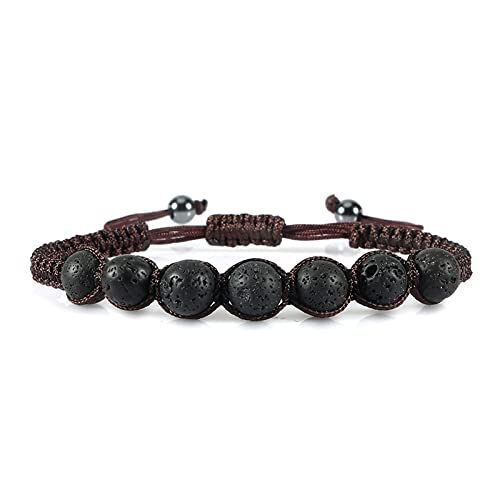 SXSWCH Crystal Rough Trendy geflochtenes Nylon Seilperlen Armbänder Frauen Männer Naturstein Karnesische Nachahmung Amits Amit von SXSWCH