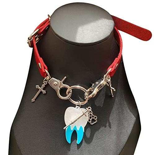 SXSWCH Halskette für Frauen mit großer Zahn Halskette weibliche Temperament Harajuku Style Colarbone Kette Trendy Schmuck Zierkette Halskette Anhänger Halskette SXSWCH Halskette für Frauen mit großer Zahn Halskette weibliche Temperament Harajuku Style Colarbone Kette Trendy Schmuck Zierkette Halskette Anhänger Halskette von SXSWCH