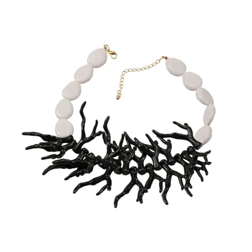 SXSWCH Halsketten für Frauen trendy Schmuck Zierkette Halskette Anhänger Halskette handgefertigtes Korallen Statement Halskette Mode -Accessoire zum Abendessen und Party Look SXSWCH Halsketten für Frauen trendy Schmuck Zierkette Halskette Anhänger Halskette handgefertigtes Korallen Statement Halskette Mode -Accessoire zum Abendessen und Party Look von SXSWCH