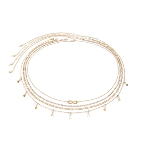 SXYCYRC Damenschmuck Strass Kette Nabel Taille Quaste Unendlichkeit Symbol Taille Ornament Hochzeitstag, Muttertag, Weihnachten, Geburtstagsgeschenk SXYCYRC Damenschmuck Strass Kette Nabel Taille Quaste Unendlichkeit Symbol Taille Ornament Hochzeitstag, Muttertag, Weihnachten, Geburtstagsgeschenk von SXYCYRC