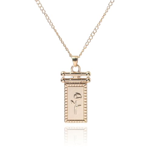 SXYNIO Love Deepspace Halskette Rafayel Cosplay Schmuck Homura Rosa Anhänger Kostümzubehör Game Fans Collection (A) von SXYNIO