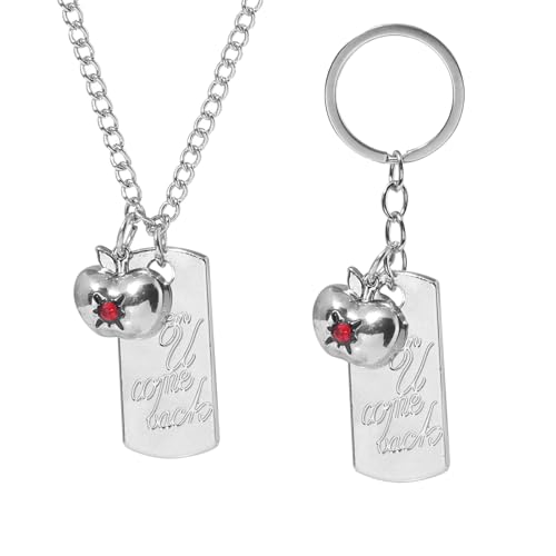 SXYNIO Love Deepspace Schmuck Caleb Cosplay Zubehör Mahiru Whencome Anhänger Halskette Schlüsselbund Set Caleb Cos Kostüm Zubehör von SXYNIO