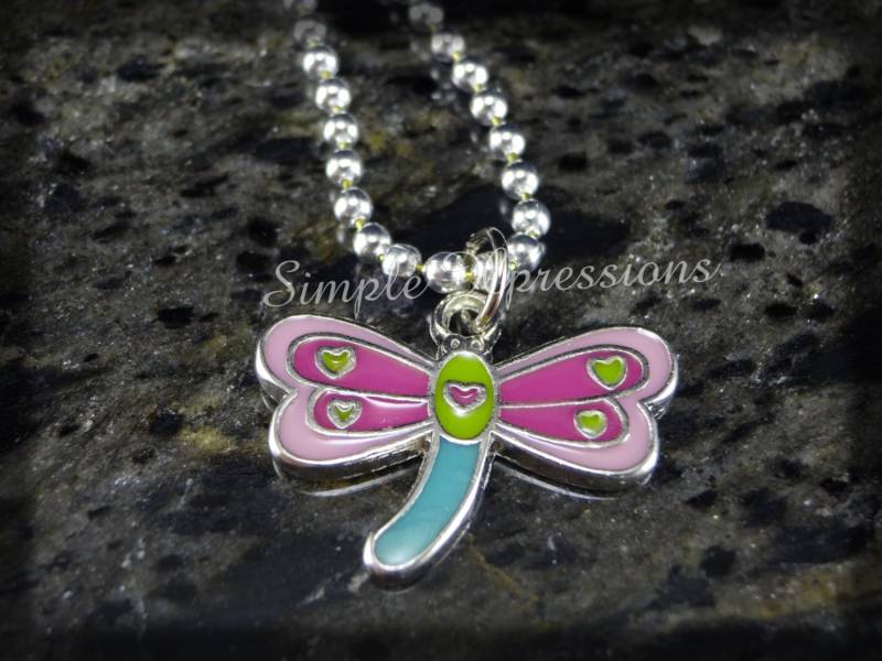 Kinder Halskette - Emaille Libellen von SXpressions