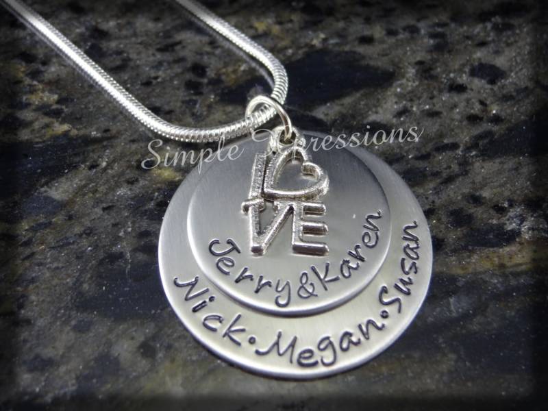 Personalisierte Mütter Halskette - Mutter Von Drei von SXpressions