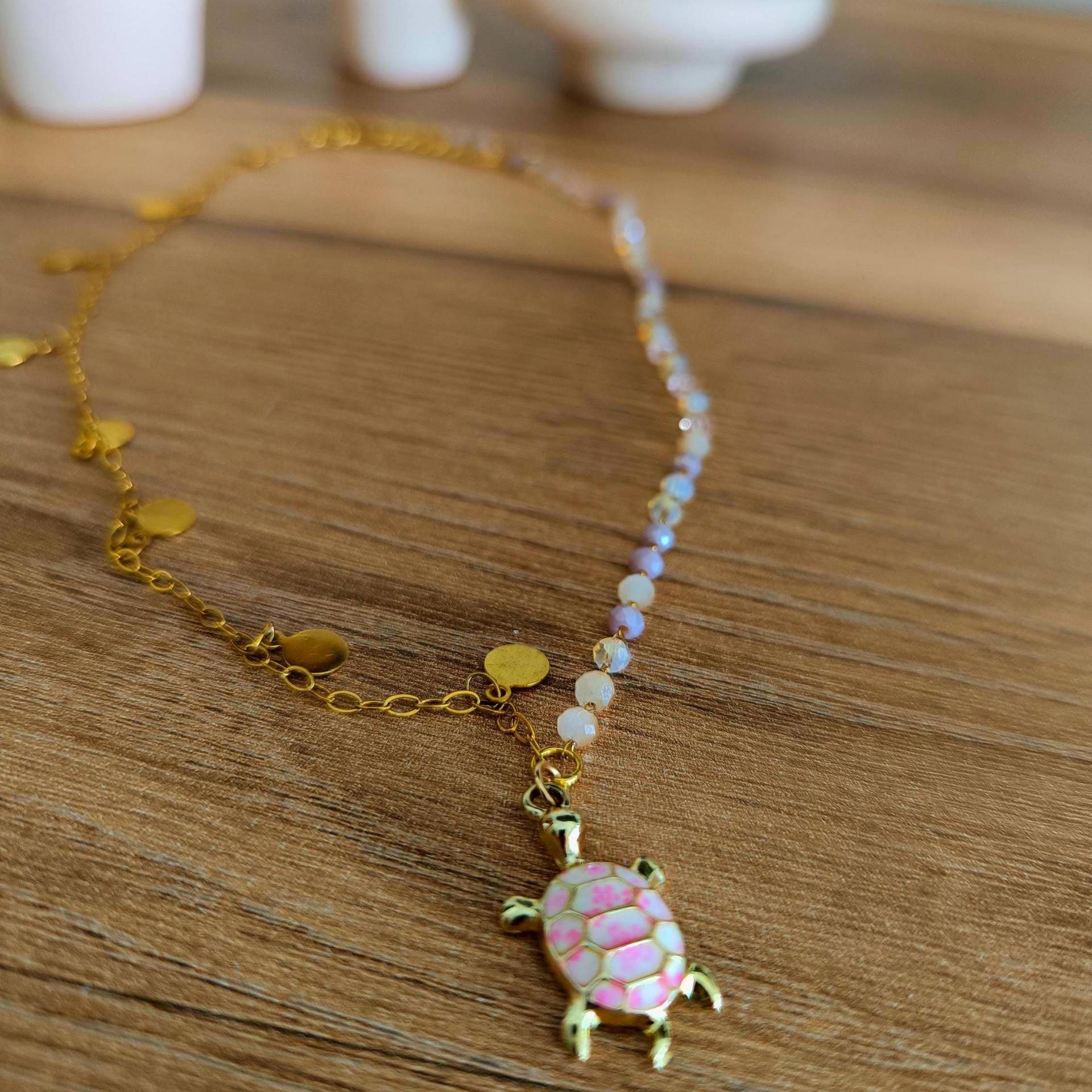 Halskette Mit Schildkröten Anhänger Aus Edelstahl Vergoldet Natürlichen Perlen | Boho Schick Edel Hochzeit Trauzeugin Gift Her Halskette Mit Schildkröten Anhänger Aus Edelstahl Vergoldet Natürlichen Perlen | Boho Schick Edel Hochzeit Trauzeugin Gift Her von SYAARTcompany