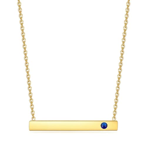 Dezember Geburtsstein Rechteckige Diamanten Set 18K Gold Lock Chain Halskette mit Laserlogo Dezember Geburtsstein Rechteckige Diamanten Set 18K Gold Lock Chain Halskette mit Laserlogo von SYAVR