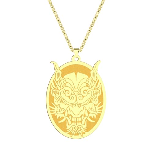 Edelstahl Santa Barbara Herren Halskette Grand Medal Herrenschmuck von SYAVR