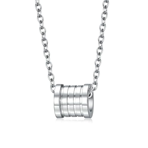 Minimalistische Titan Stahl Metall Trendige Halskette Personalisierte Herren- und Damenbekleidung Edelstahl Accessoires Minimalistische Titan Stahl Metall Trendige Halskette Personalisierte Herren- und Damenbekleidung Edelstahl Accessoires von SYAVR