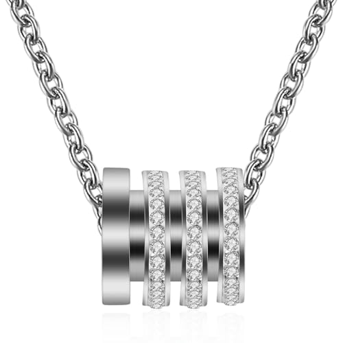 Roségold 10MM Zylindrische Diamanten Set Titan Stahl Halskette Weibliche Kragenkette Freundin Schwestern Mädchen Roségold 10MM Zylindrische Diamanten Set Titan Stahl Halskette Weibliche Kragenkette Freundin Schwestern Mädchen von SYAVR