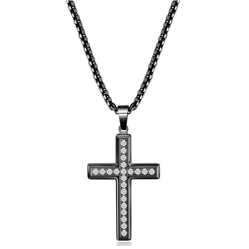 SYAVR 26MM Diamant Kreuz Halskette, einfacher und vielseitiger Edelstahl Anhänger SYAVR 26MM Diamant Kreuz Halskette, einfacher und vielseitiger Edelstahl Anhänger von SYAVR