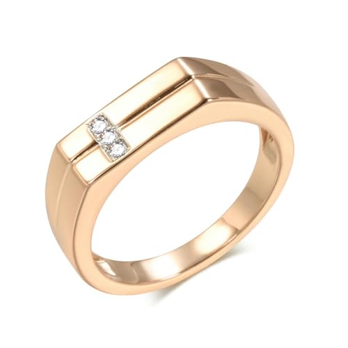 SYAVR Beliebter glänzender ultraheller Zirkonring, modischer und personalisierter einreihiger Ziegelring SYAVR Beliebter glänzender ultraheller Zirkonring, modischer und personalisierter einreihiger Ziegelring von SYAVR