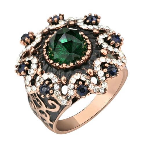 SYAVR Boutique Bohemian Vintage Vergoldeter Zirkon Ring Damen Modeschmuck SYAVR Boutique Bohemian Vintage Vergoldeter Zirkon Ring Damen Modeschmuck von SYAVR