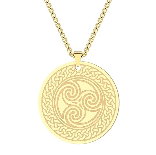 SYAVR Edelstahl Anhänger Halskette Pyramide Einfache Herren und Damen Charm Schmuck von SYAVR