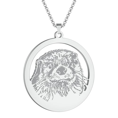 SYAVR Edelstahl Halsketten für Männer und Frauen Vintage Punk Schmuck Tier Charm Halsketten SYAVR Edelstahl Halsketten für Männer und Frauen Vintage Punk Schmuck Tier Charm Halsketten von SYAVR