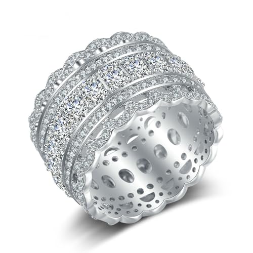 SYAVR Exquisite Copper Plated Platinum Hollow Lace Ring, Creative and Versatile Fashion Handmade for Women SYAVR Exquisite Copper Plated Platinum Hollow Lace Ring, Creative and Versatile Fashion Handmade for Women von SYAVR