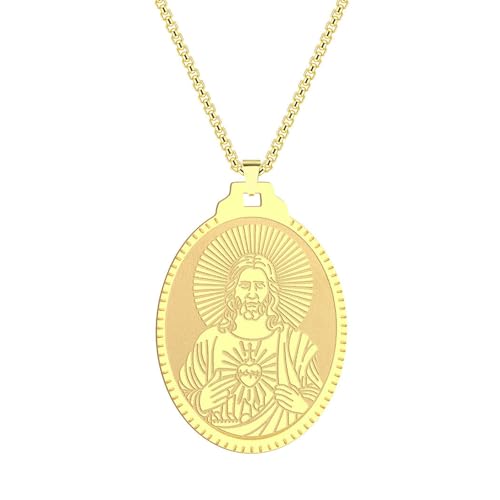 SYAVR Herren Halskette, Anhänger Grand Medal Geschenk Halskette Schmuck von SYAVR