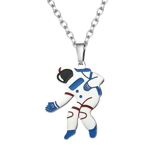 SYAVR Hip Hop Farbiger Astronaut Höhere Brüder Männer Und Frauen Tragen Halskette Anhänger SYAVR Hip Hop Farbiger Astronaut Höhere Brüder Männer Und Frauen Tragen Halskette Anhänger von SYAVR