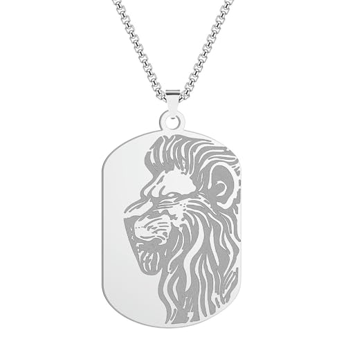 SYAVR Modische personalisierte Wikinger Beast Löwe Domineering Anhänger Halskette für Männer und Frauen Trendige Hip-Hop Schmuck Accessoires SYAVR Modische personalisierte Wikinger Beast Löwe Domineering Anhänger Halskette für Männer und Frauen Trendige Hip-Hop Schmuck Accessoires von SYAVR