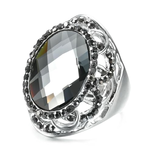 SYAVR Modischer Damenring mit Zirkon-Hohlschnitzerei luxuriöser und einzigartiger Designring von SYAVR