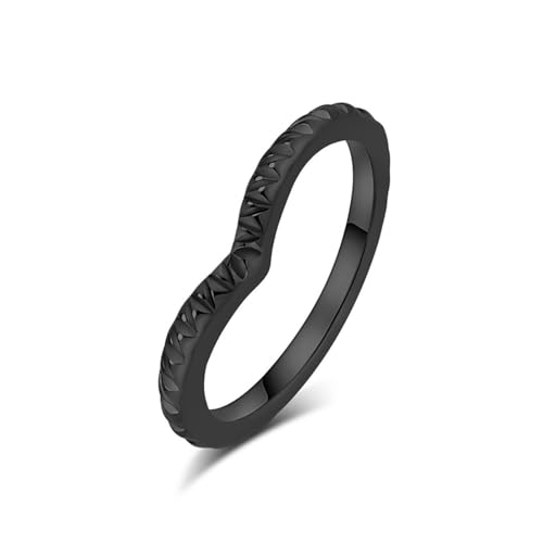 SYAVR Modischer und minimalistischer Titanstahlring, Damenhochzeitsverlobungsring, leichter Luxus 18 Karat Gold Edelstahl Schmuck von SYAVR