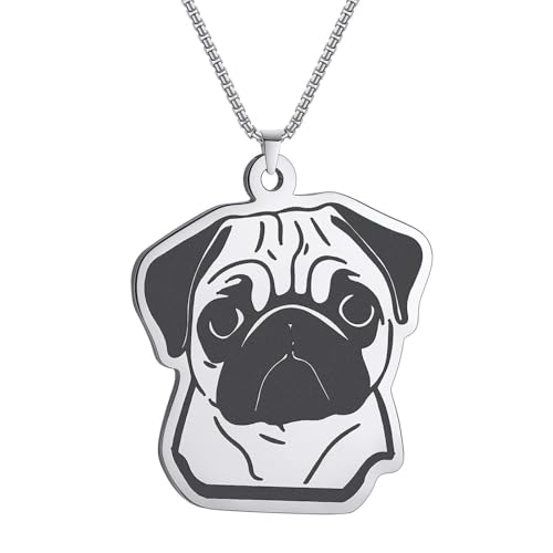 SYAVR Niedliche Haba Hund Damen Halskette Edelstahl Schmuck Niedliche Tier Anhänger Halskette Geburtstagsgeschenk SYAVR Niedliche Haba Hund Damen Halskette Edelstahl Schmuck Niedliche Tier Anhänger Halskette Geburtstagsgeschenk von SYAVR
