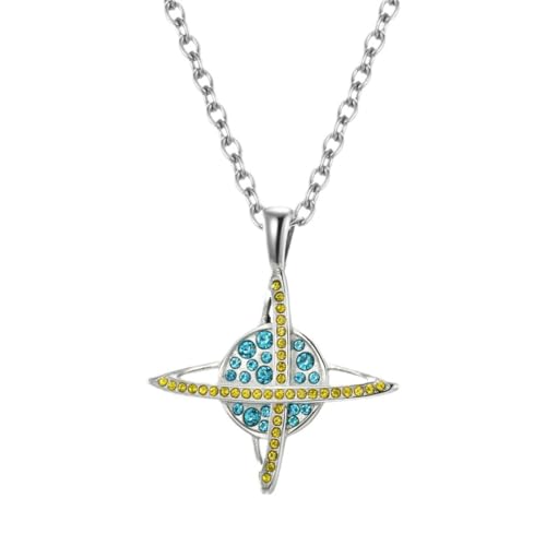 SYAVR Planet Universe Trendige Halskette für Männer und Frauen Personalisierter Retro Trendiger Markenanhänger von SYAVR