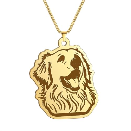 SYAVR Pyrenäen Sennenhund Halskette für Männer und Frauen Cartoon Schmuck Haustier Enthusiasten Tieranhänger von SYAVR