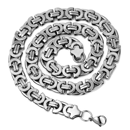 SYAVR Retro 10MM Herren Trendige Halskette, personalisierte und modische Edelstahl Kreuz Kette Halskette SYAVR Retro 10MM Herren Trendige Halskette, personalisierte und modische Edelstahl Kreuz Kette Halskette von SYAVR