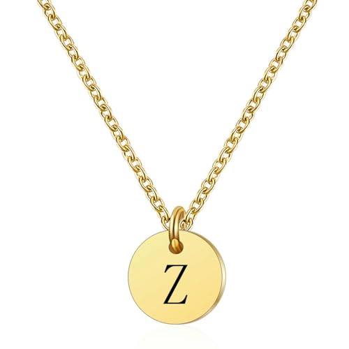 SYAVR Runde Edelstahl 26 Großbuchstaben Vielseitige Schlüsselbeinkette Damenkette SYAVR Runde Edelstahl 26 Großbuchstaben Vielseitige Schlüsselbeinkette Damenkette von SYAVR
