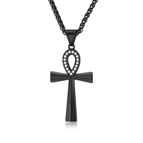 SYAVR Schmuck Edelstahl Anka Kreuz Halskette Herren Titan Anhänger Accessoires Schmuck SYAVR Schmuck Edelstahl Anka Kreuz Halskette Herren Titan Anhänger Accessoires Schmuck von SYAVR